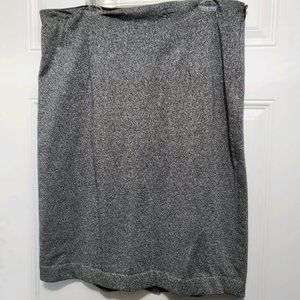 Worthington Metallic Silver Pencil Skirt size 18